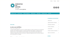 Desktop Screenshot of cineastasenaccion.org